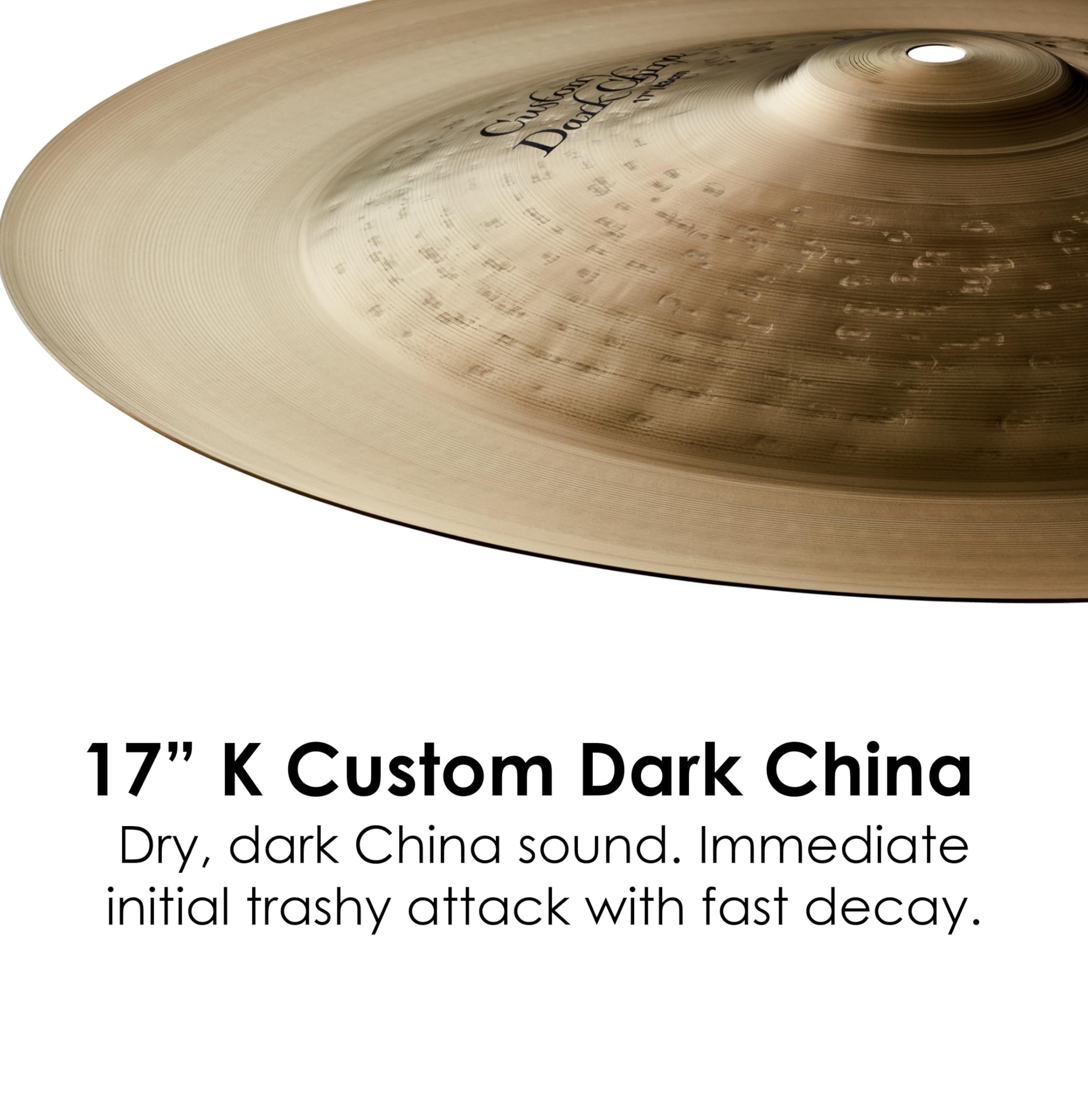 Amazon.co.jp: ジルジャン ダークチャイナシンバル Kカスタム 17